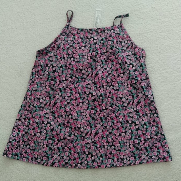 Floral Spaghetti Strap Blouse Shirt - Picture 2 of 5